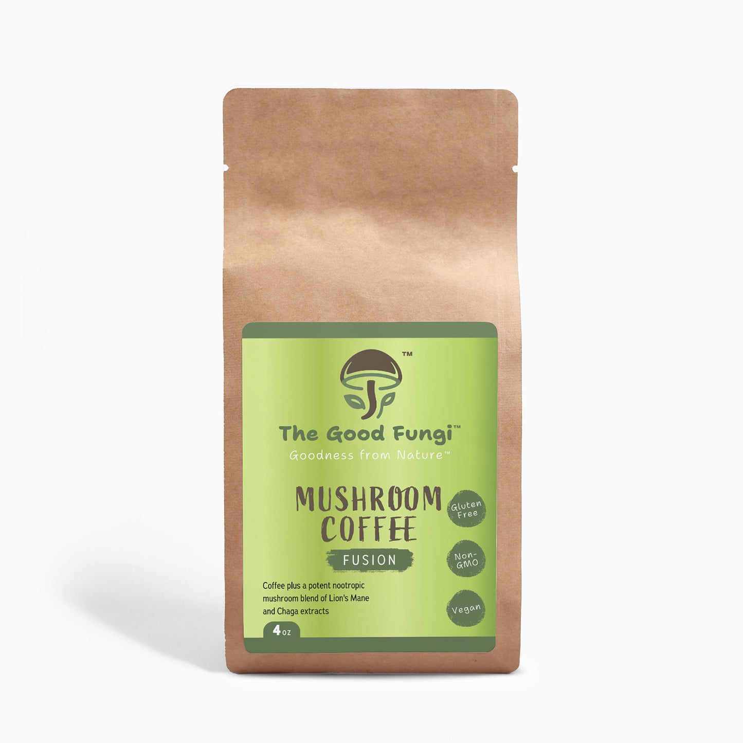 Mushroom Coffee Fusion - Lion’s Mane & Chaga 4oz