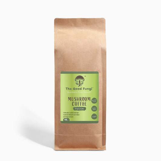 Mushroom Coffee Fusion - Lion’s Mane & Chaga 16oz