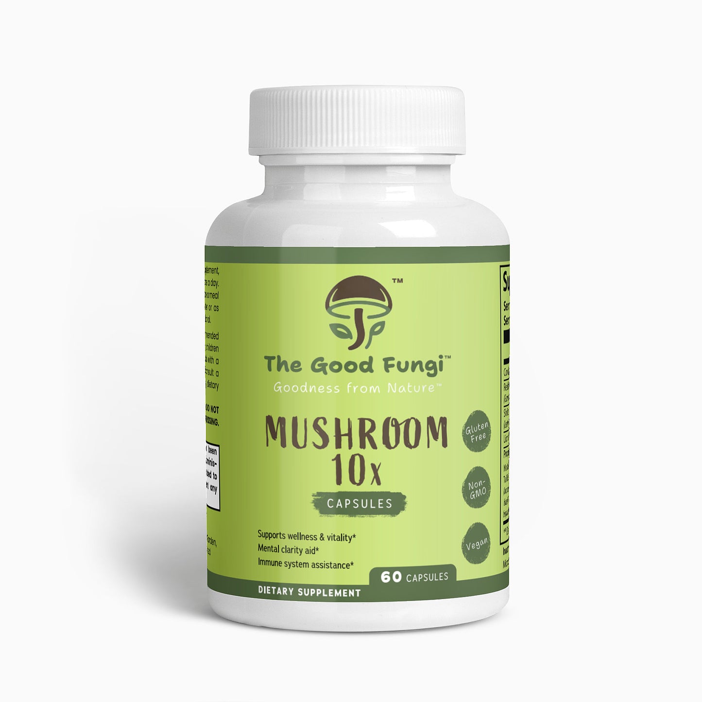 Mushroom Complex 10X Dietary Supplement