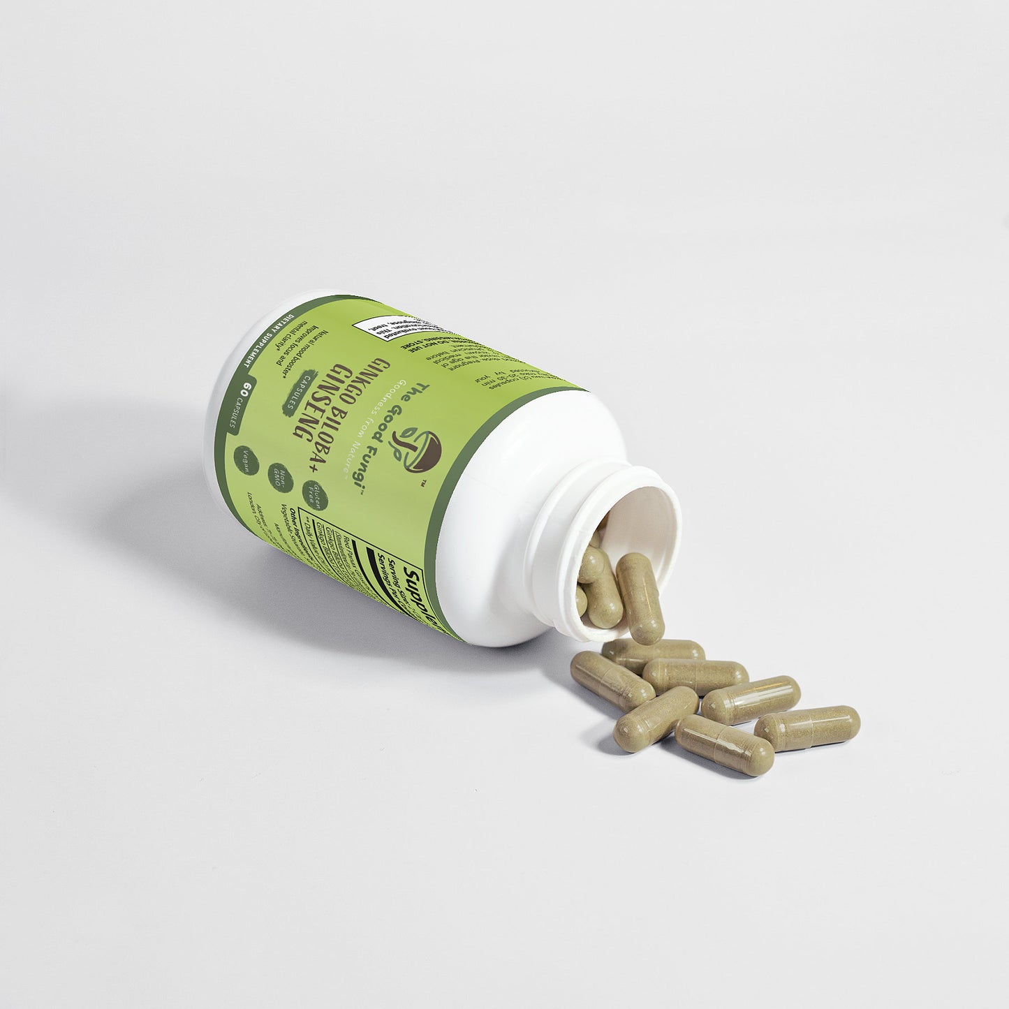 Ginkgo Biloba Herb + Ginseng Supplement