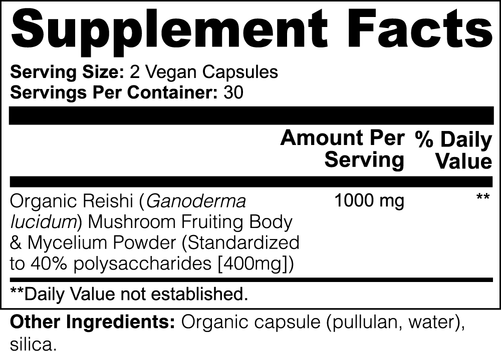 Reishi Mushroom Supplement